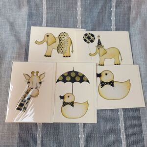 NEW: S.E. HAGARMAN Animal Themed Baby Shower Cards